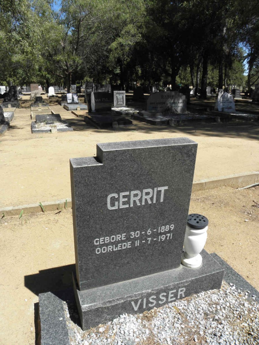 VISSER Gerrit 1889-1971