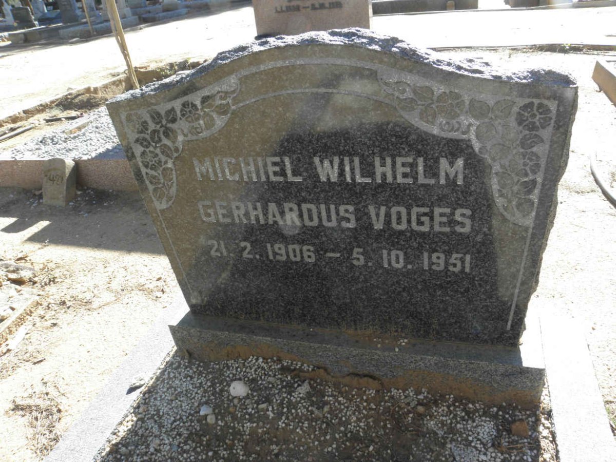VOGES Michiel Wilhelm Gerhardus 1906-1951