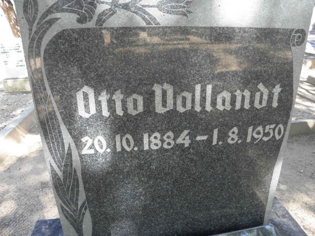 VOLLANDT Otto 1884-1950