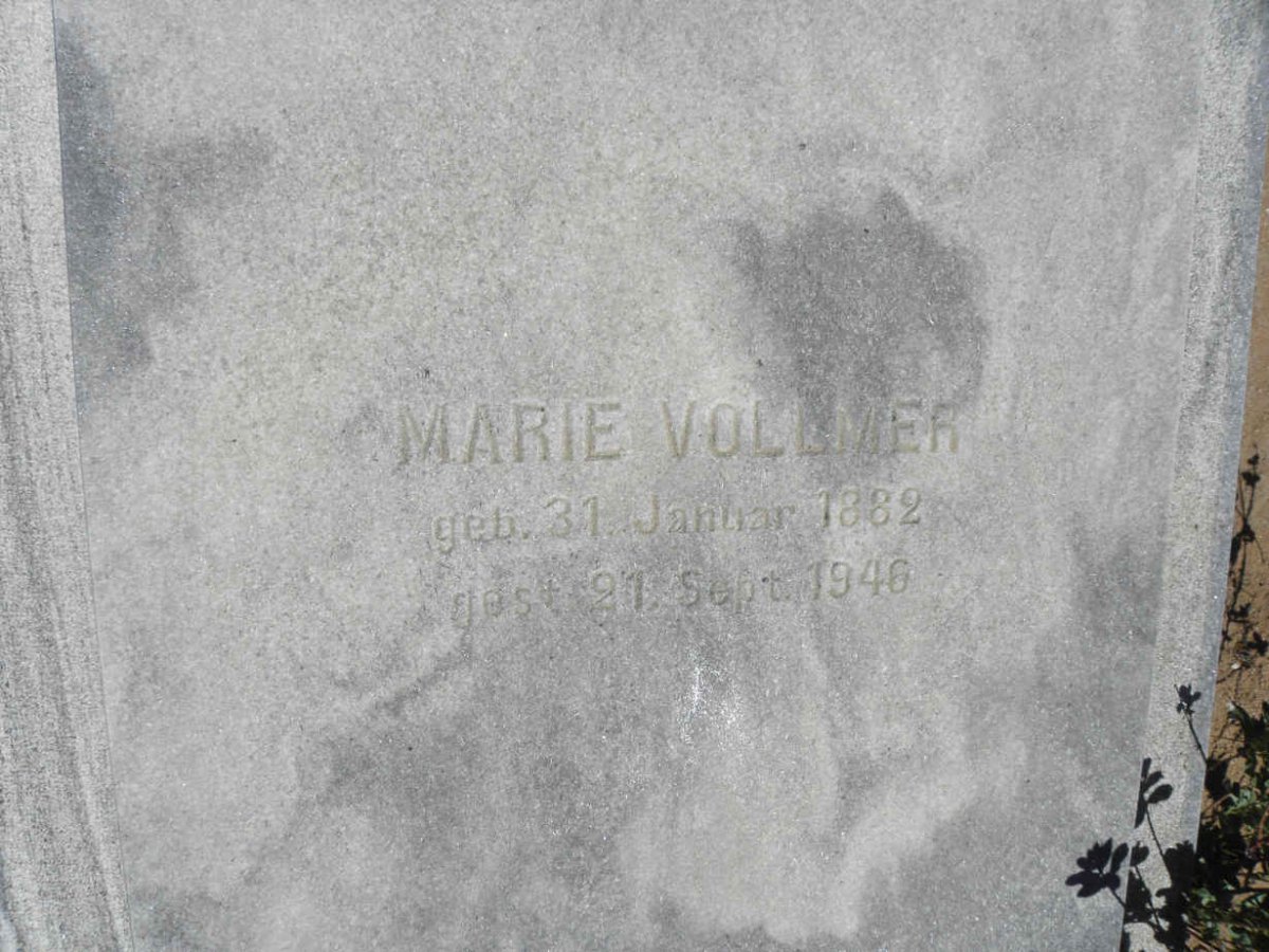 VOLLMER Marie 1882-1946