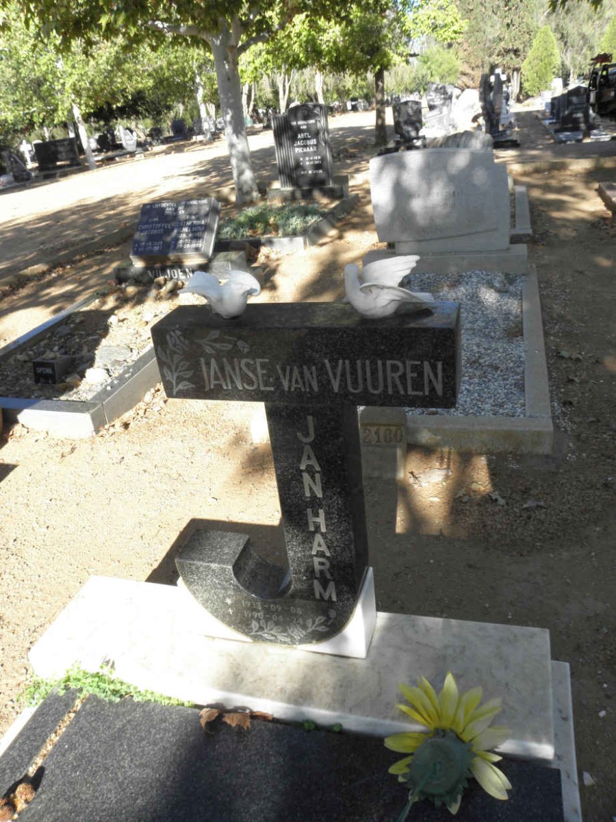 VUUREN Jan Harm, Janse van 1933-1990
