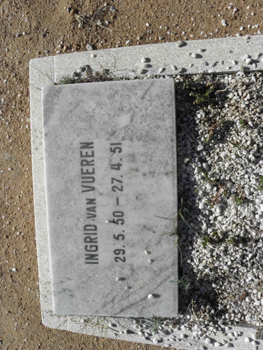 VUEREN Ingrid, van 1950-1951