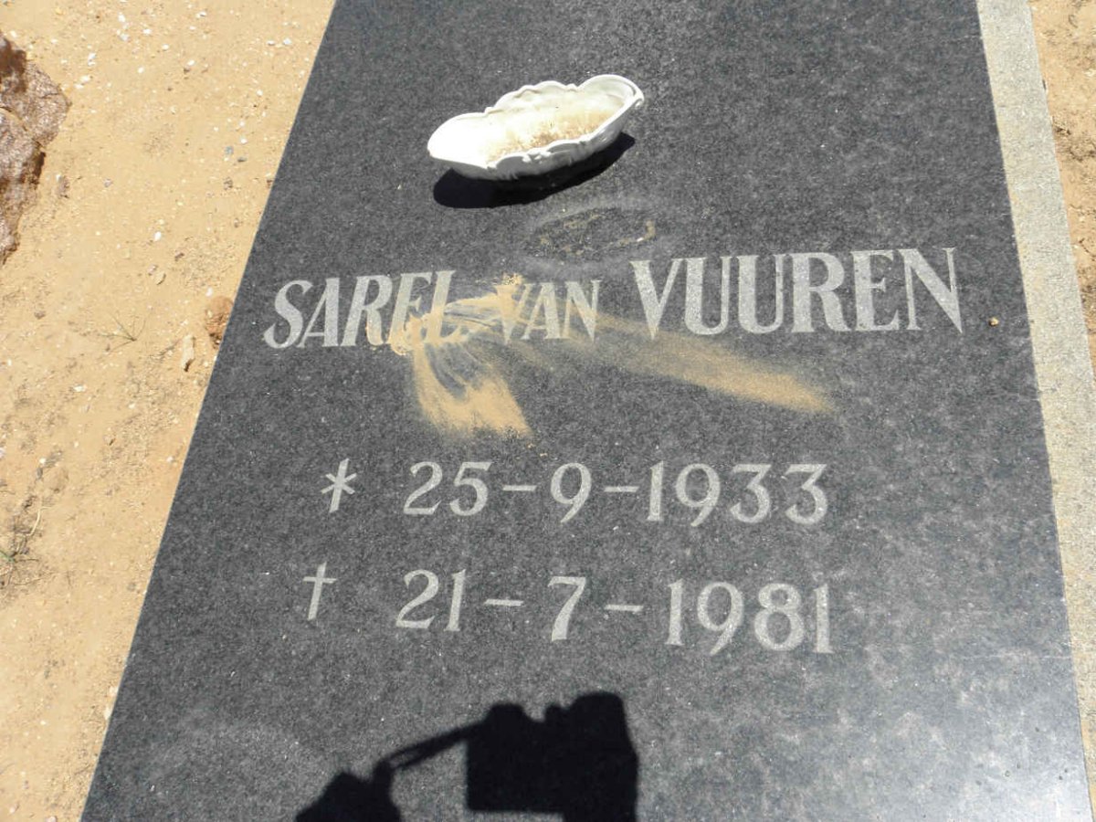 VUUREN Sarel, van 1933-1981