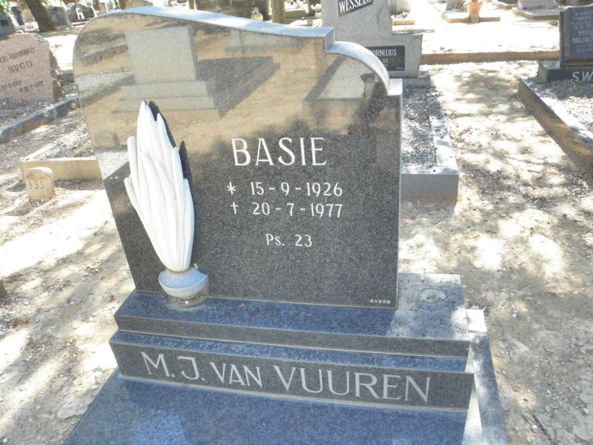VUUREN M.J., van 1926-1977
