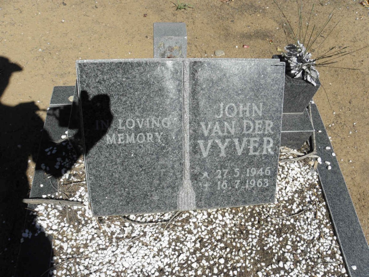 VYVER John, van der 1946-1963