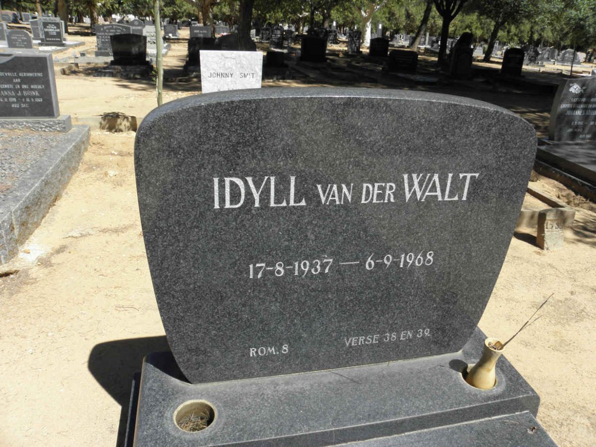 WALT Idyll, van der 1937-1968