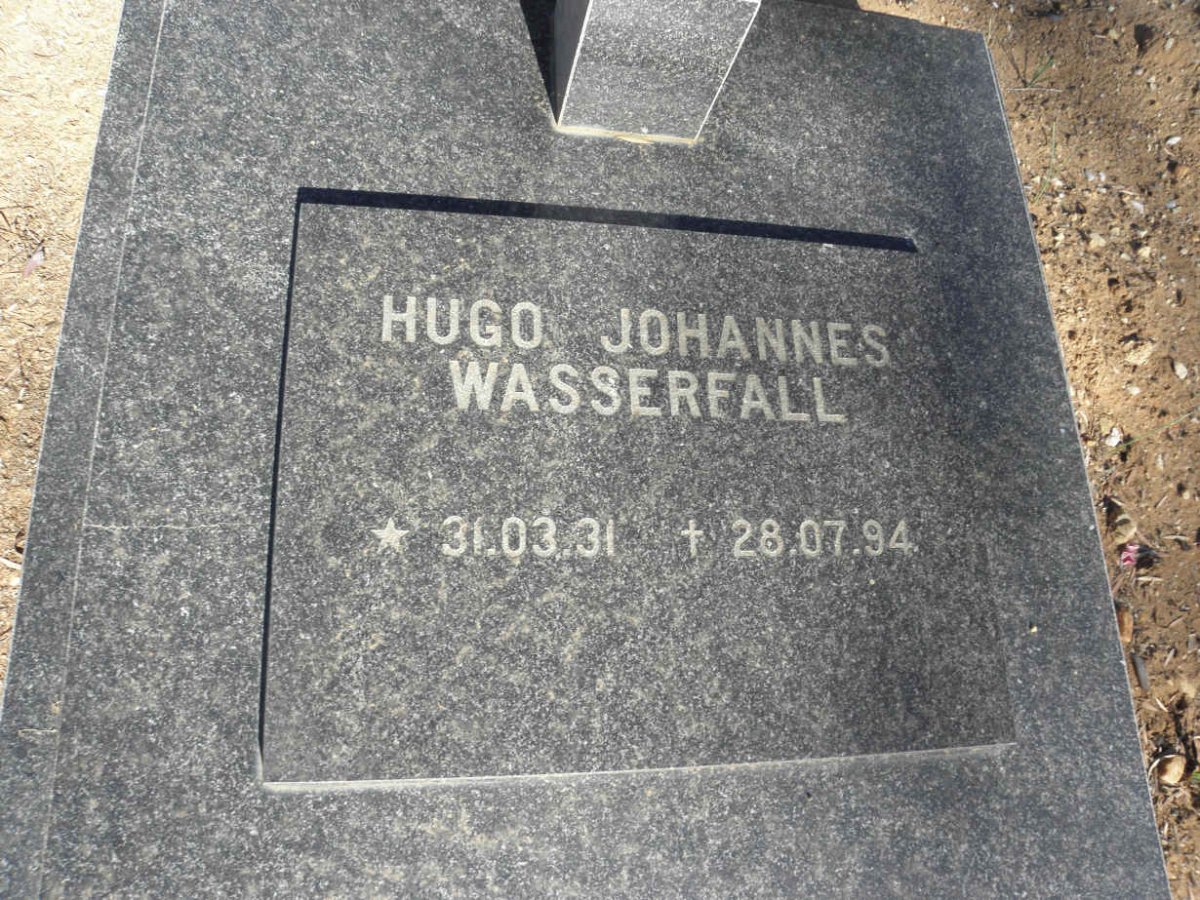 WASSERFALL Hugo Johannes 1931-1994