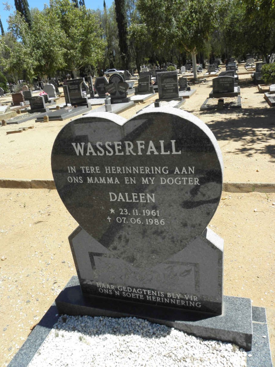 WASSERFALL Daleen 1961-1986