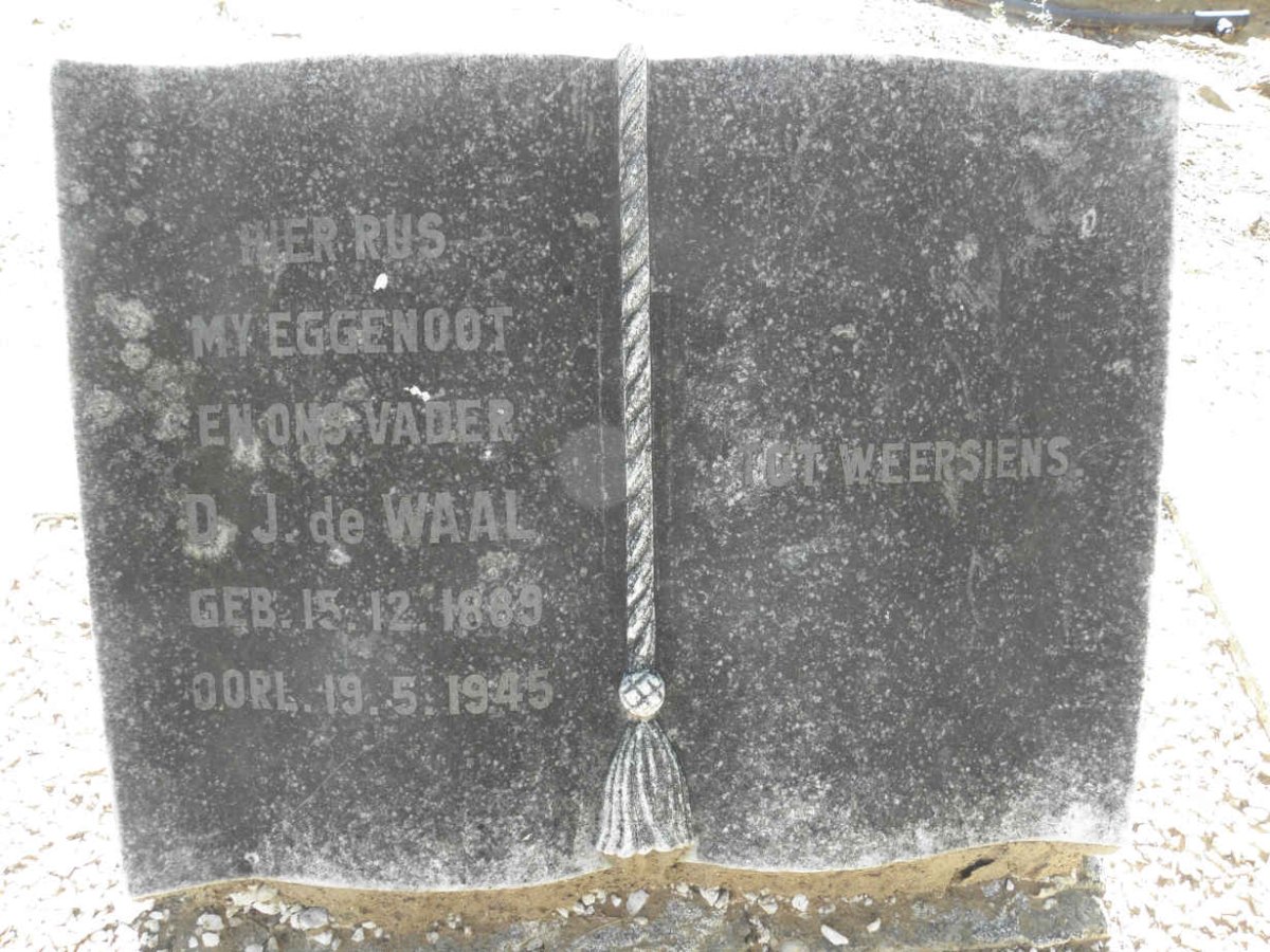 WAAL D.J., de 1889-1945