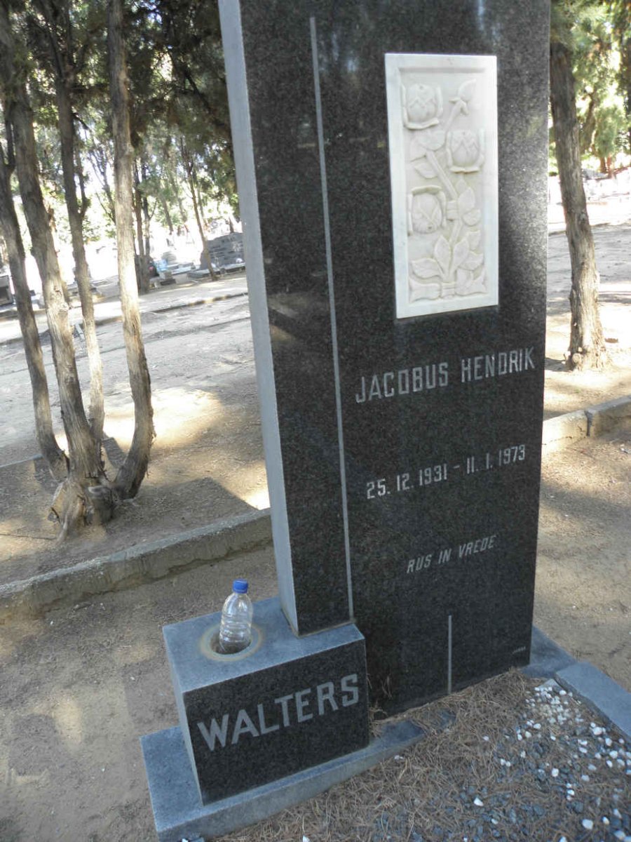WALTERS Jacobus Hendrik 1931-1973