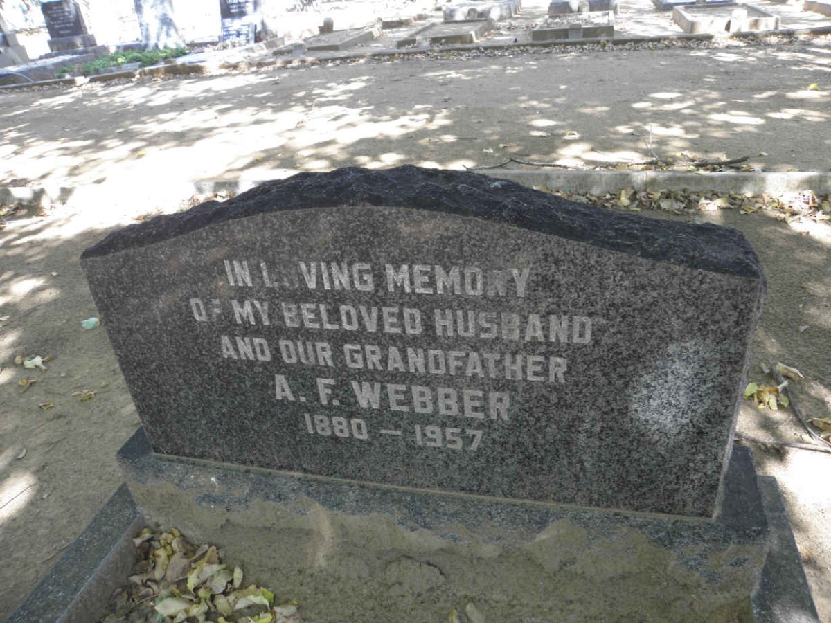 WEBBER A.F. 1880-1957