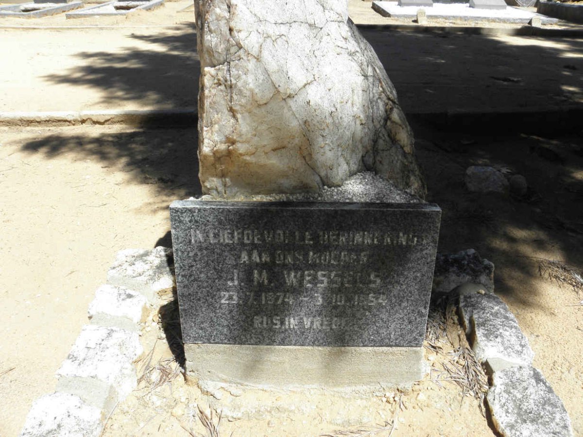 WESSELS J. M. 1874-1954