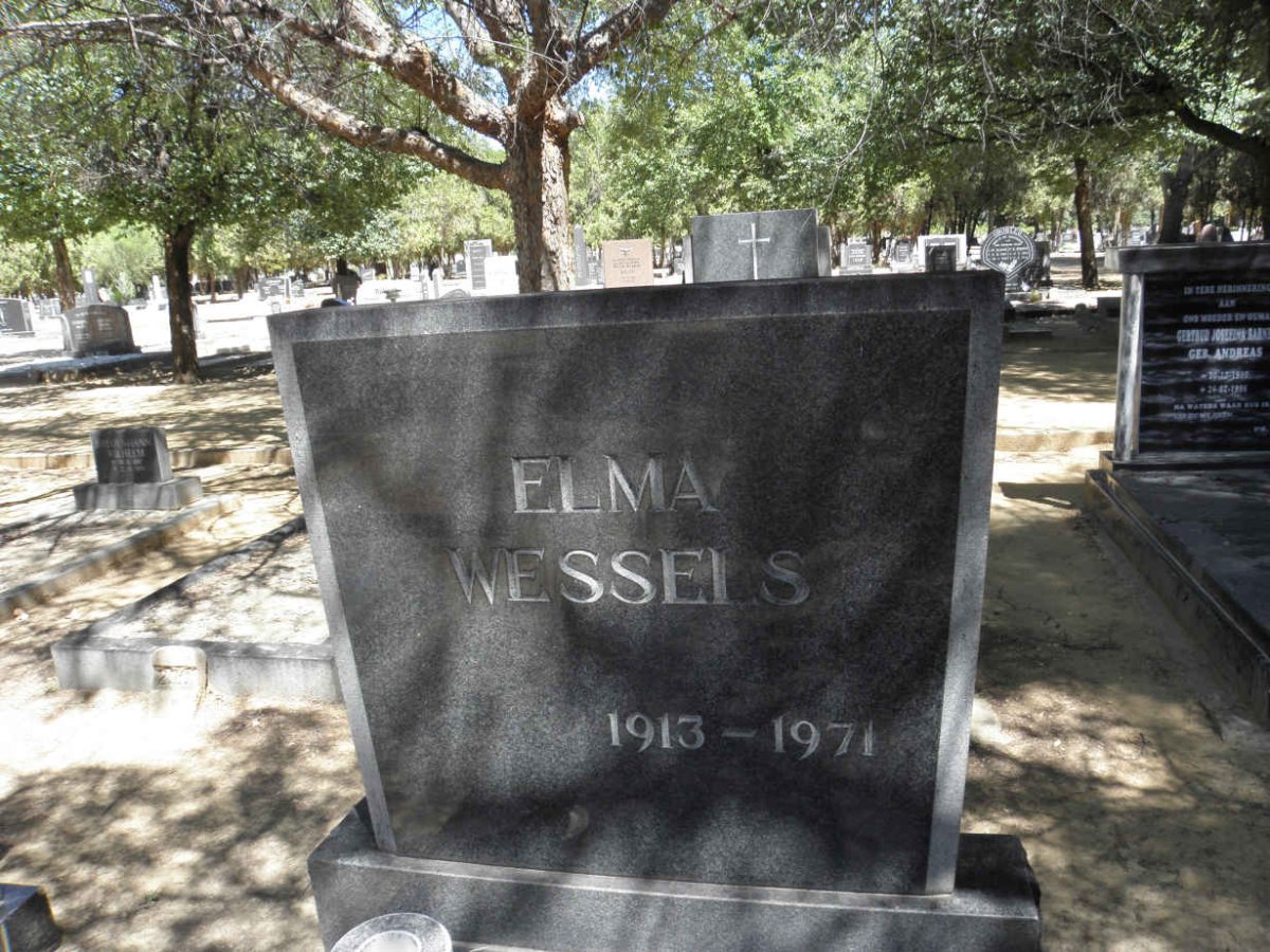 WESSELS Elma 1913-1971