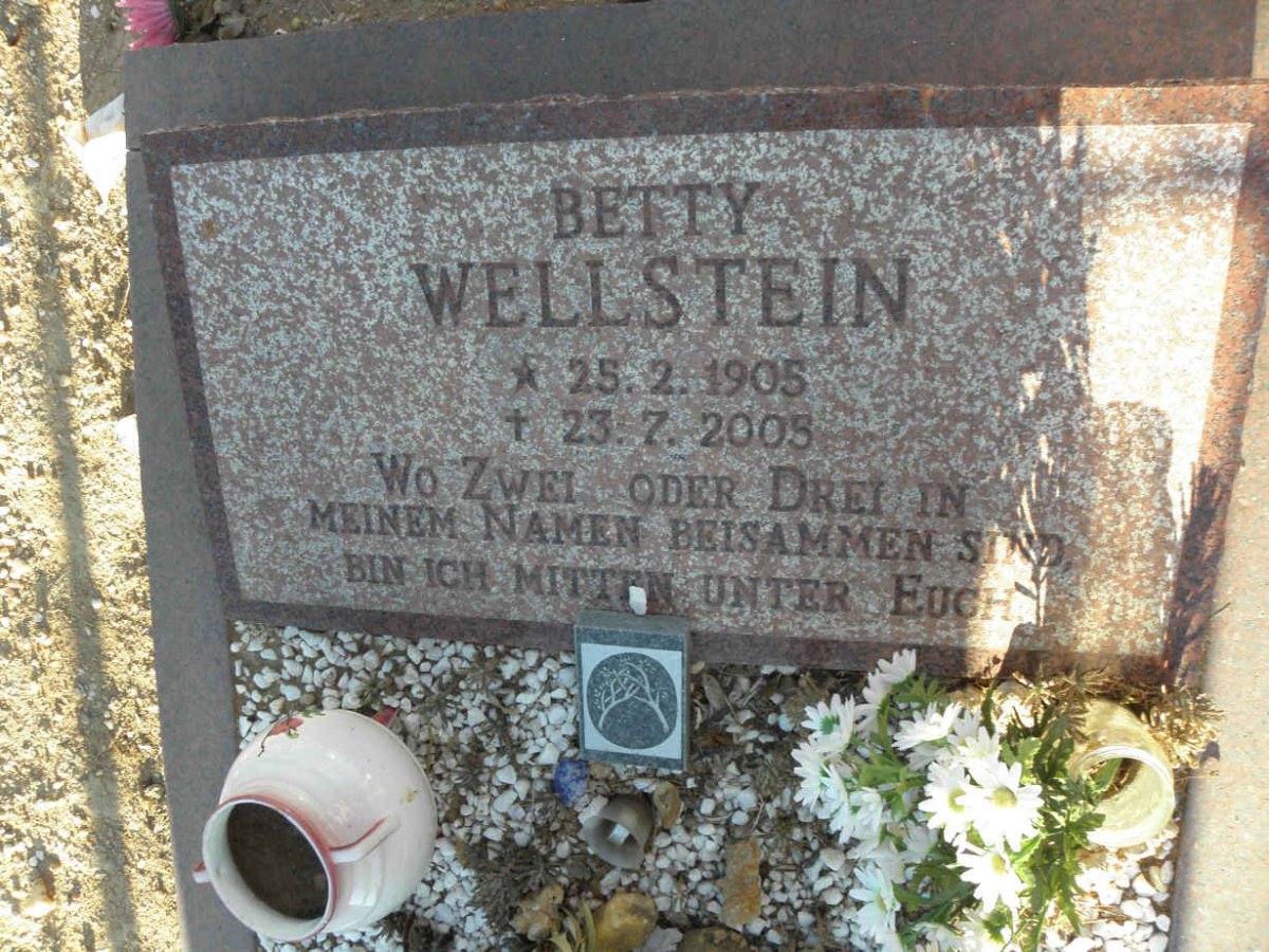 WELLSTEIN Betty 1905-2005