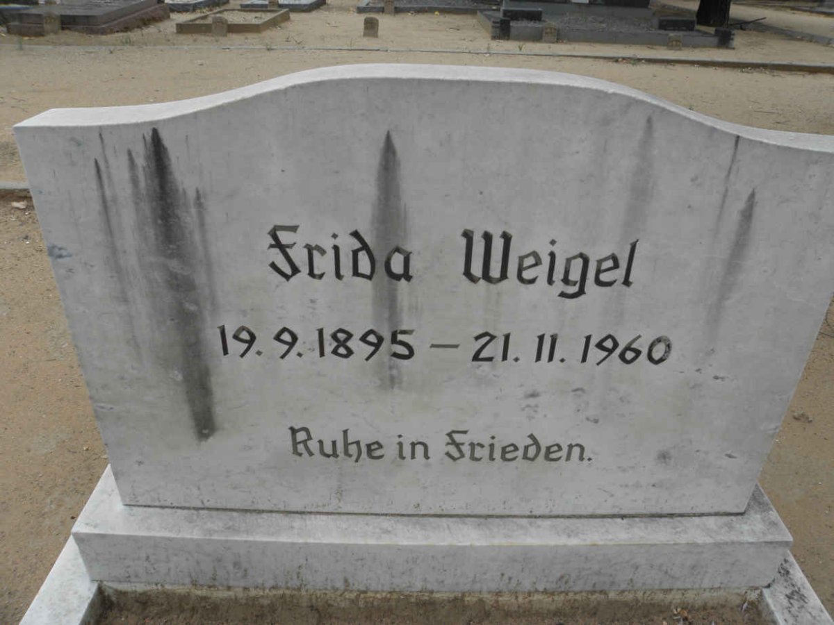 WEIGEL Frida 1895-1960