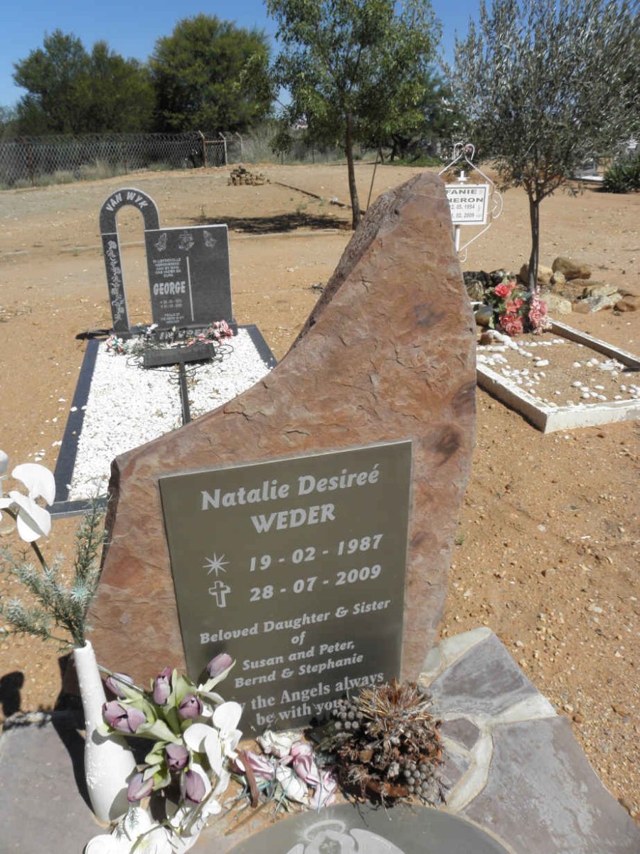 WEDER Natalie Desireé 1987-2009