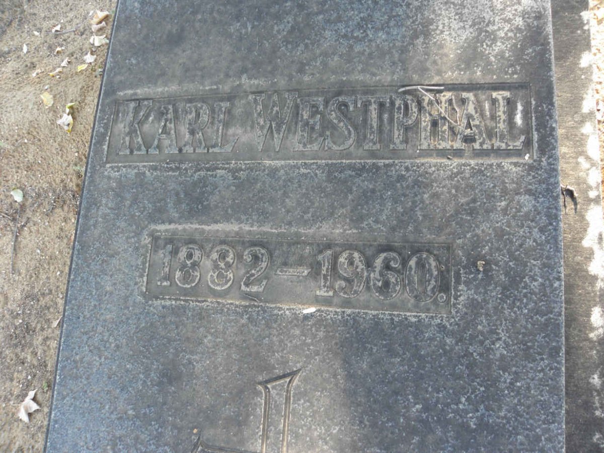 WESTPHAL Karl 1882-1960