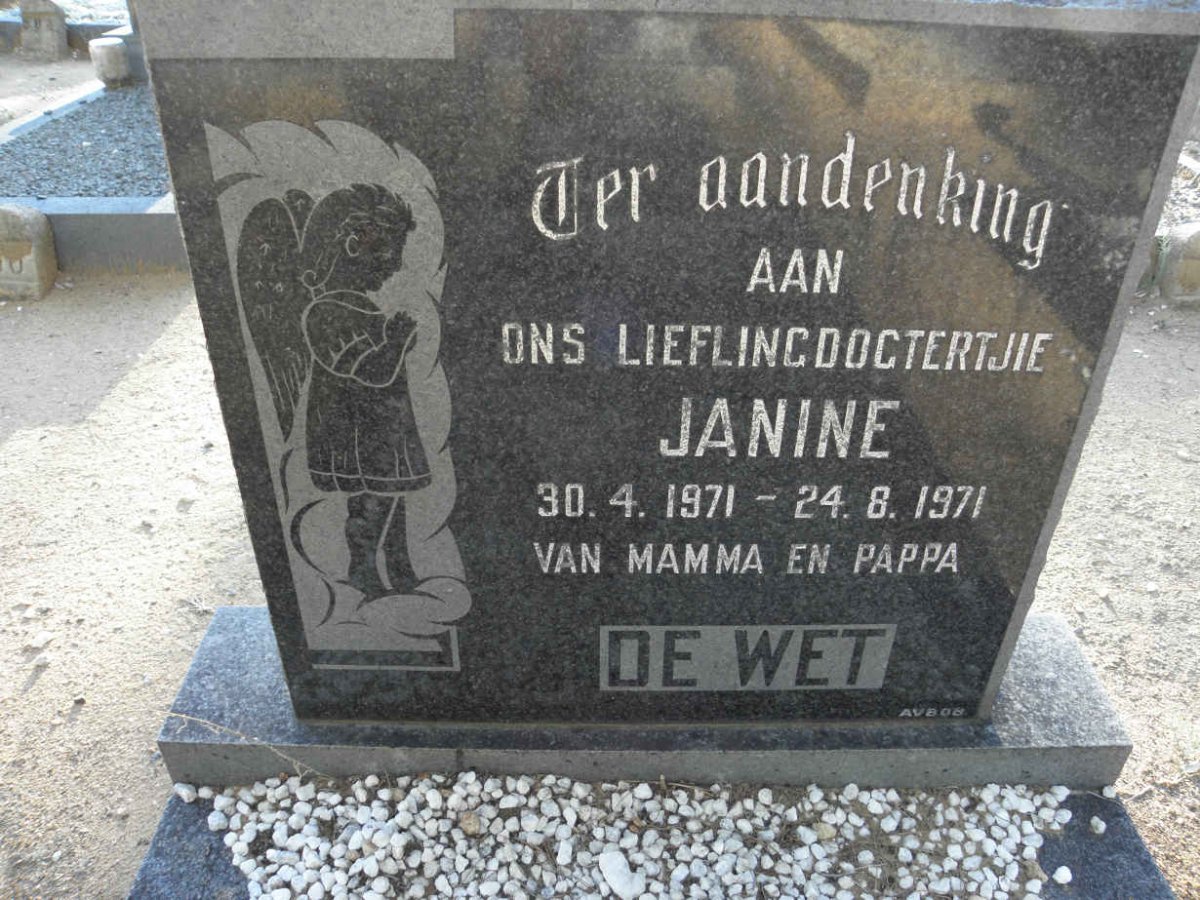 WET Janine, de 1971-1971