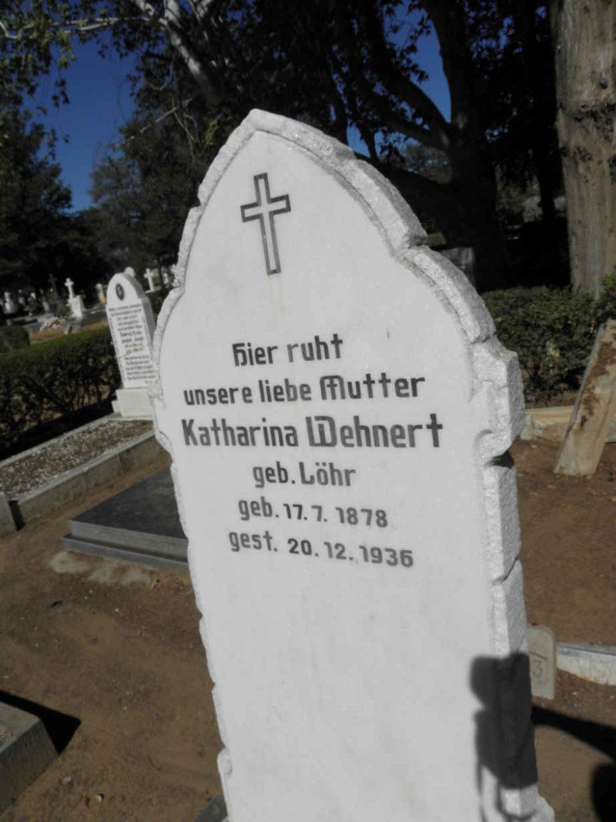 WEHNERT Katharina nee LÖHR 1878-1936