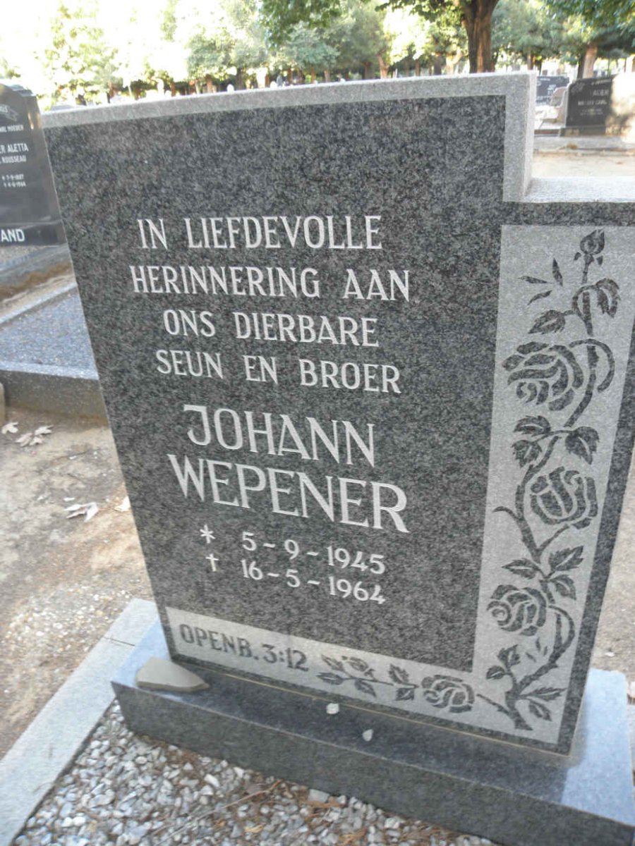 WEPENER Johann 1945-1964