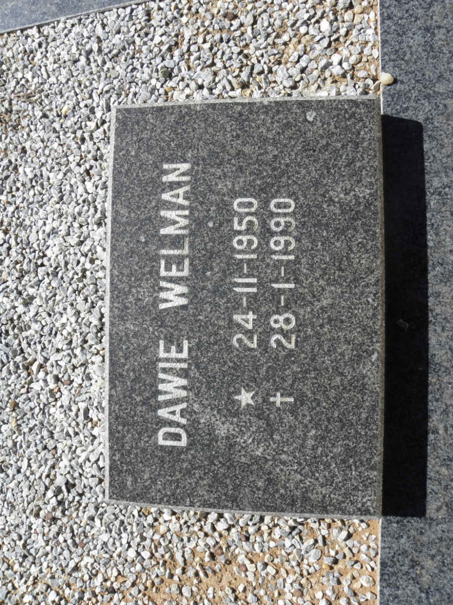 WELMAN Dawie 1950-1990