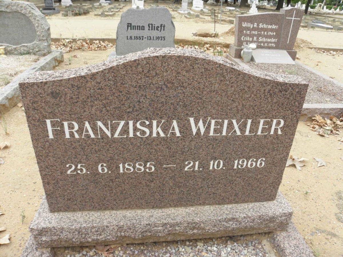 WEIXLER Franziska 1885-1966
