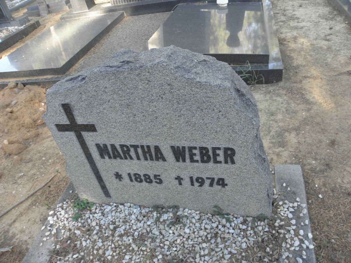 WEBER Martha 1885-1974