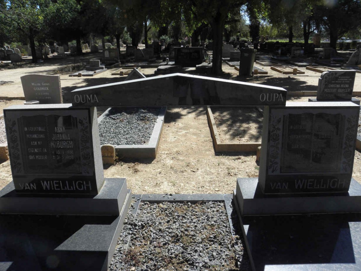 WIELLIGH Cornelius Daniel, van 1914-1982 &amp; Anna Johanna MYBURGH 1914-1980