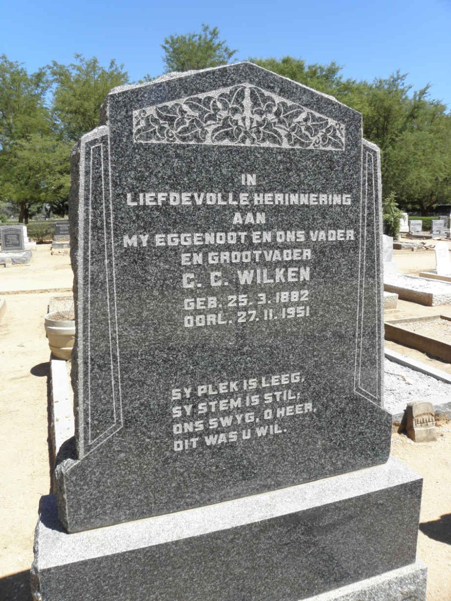 WILKEN C.C. 1882-1951
