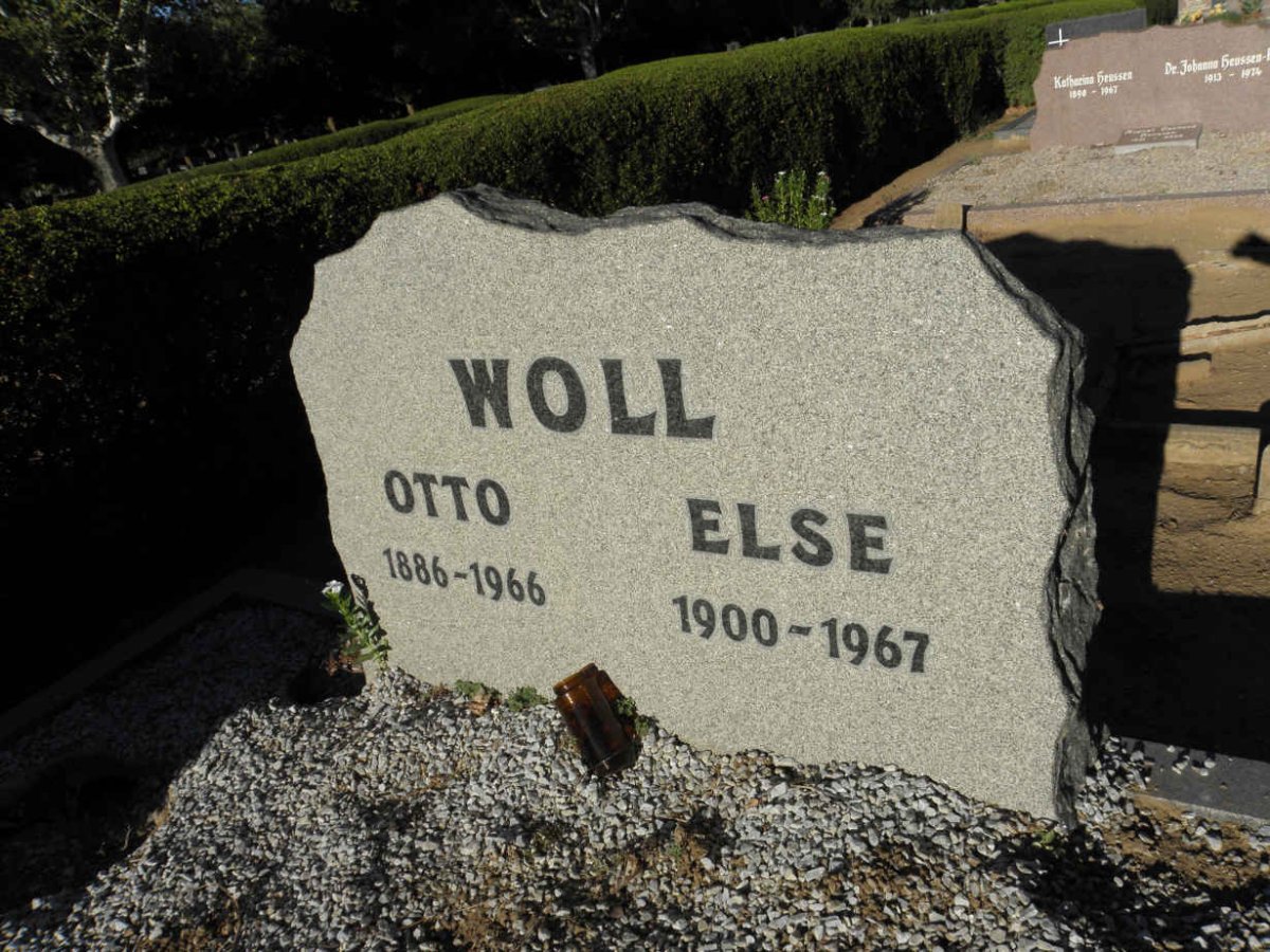 WOLL Otto 1886-1966 &amp; Else 1900-1967