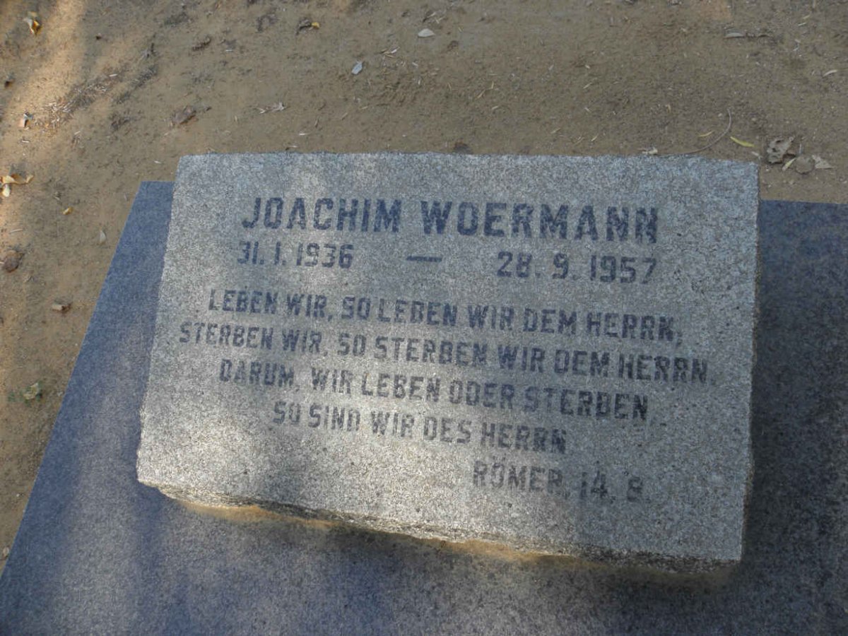 WOERMANN Joachim 1936-1957