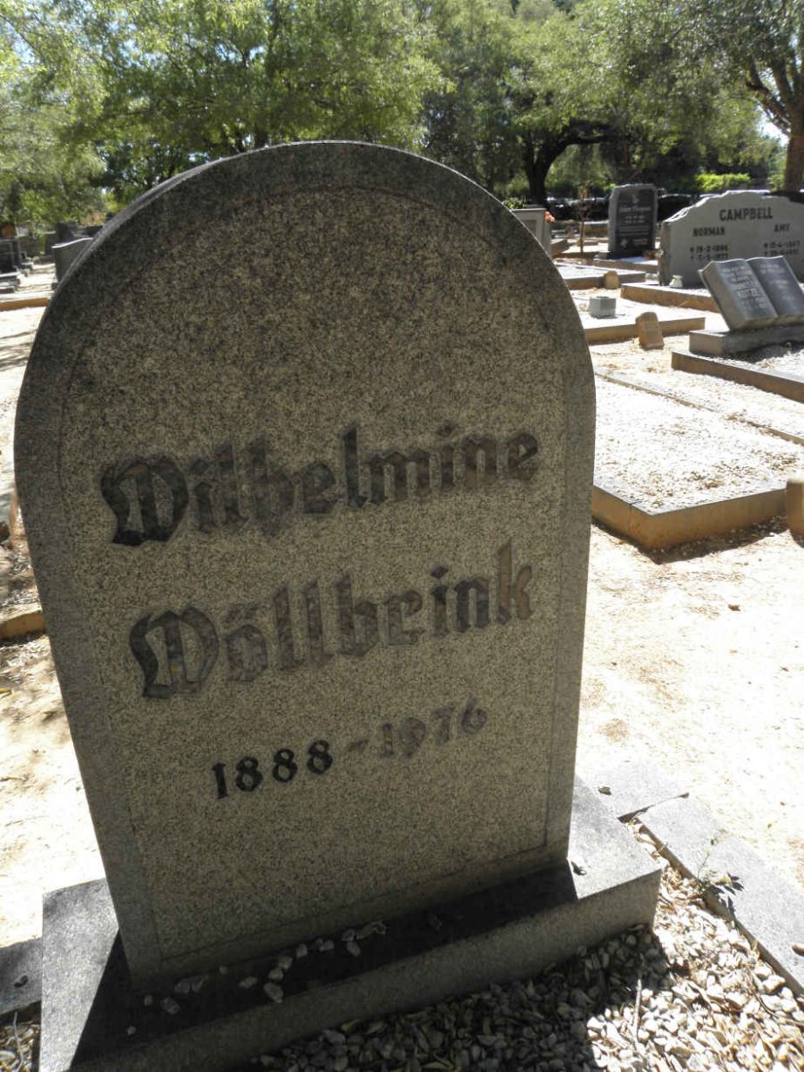 WÖLLBRINK Wilhelmine 1888-1976