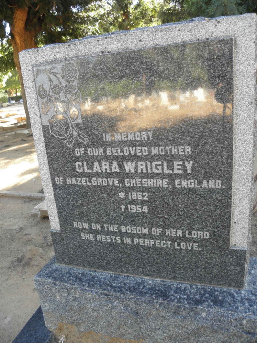 WRIGLEY Clara 1862-1954