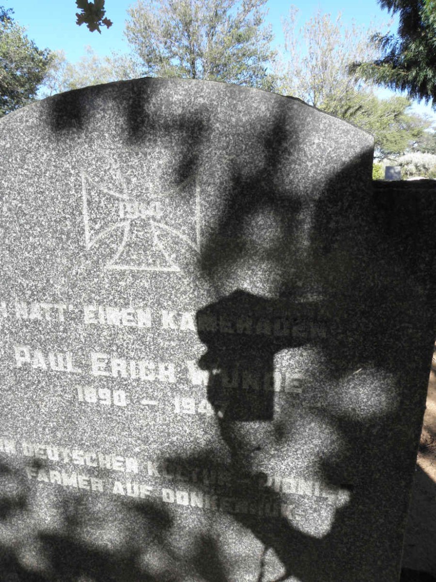 WUNDE Paul Erich 1890-1947