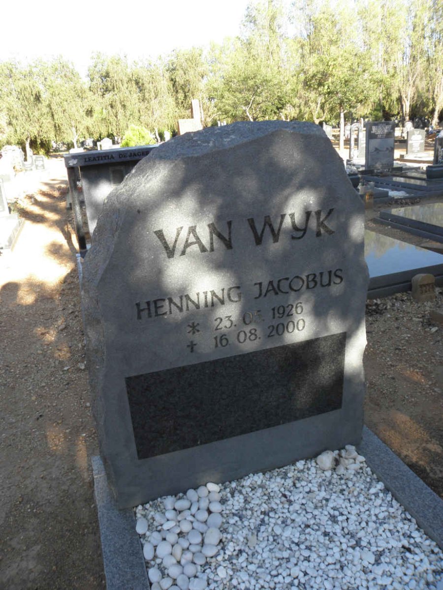 WYK Henning Jacobus, van 1926-2000