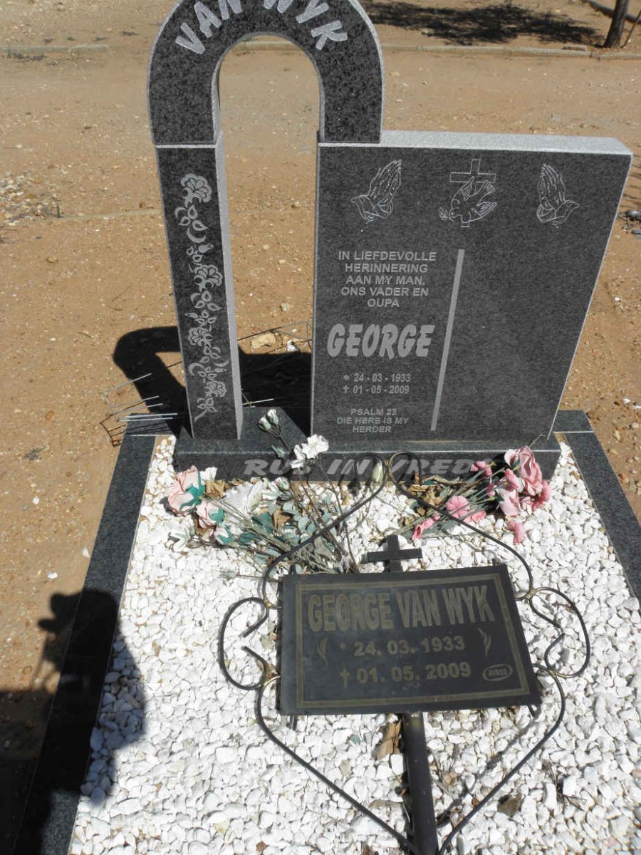 WYK George, van 1933-2009