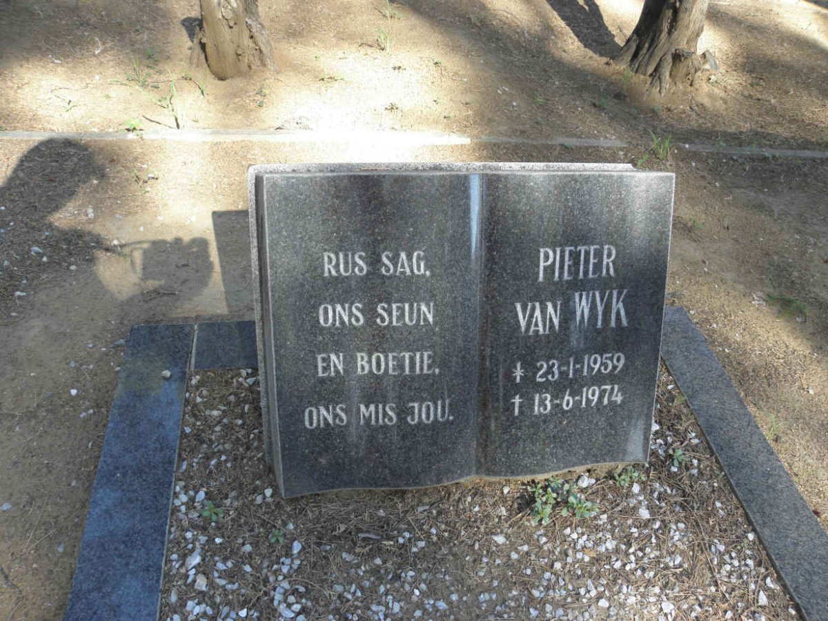 WYK Pieter, van 1959-1974