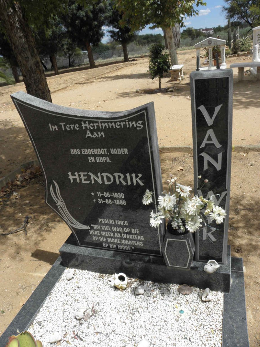 WYK Hendrik, van 1930-1998