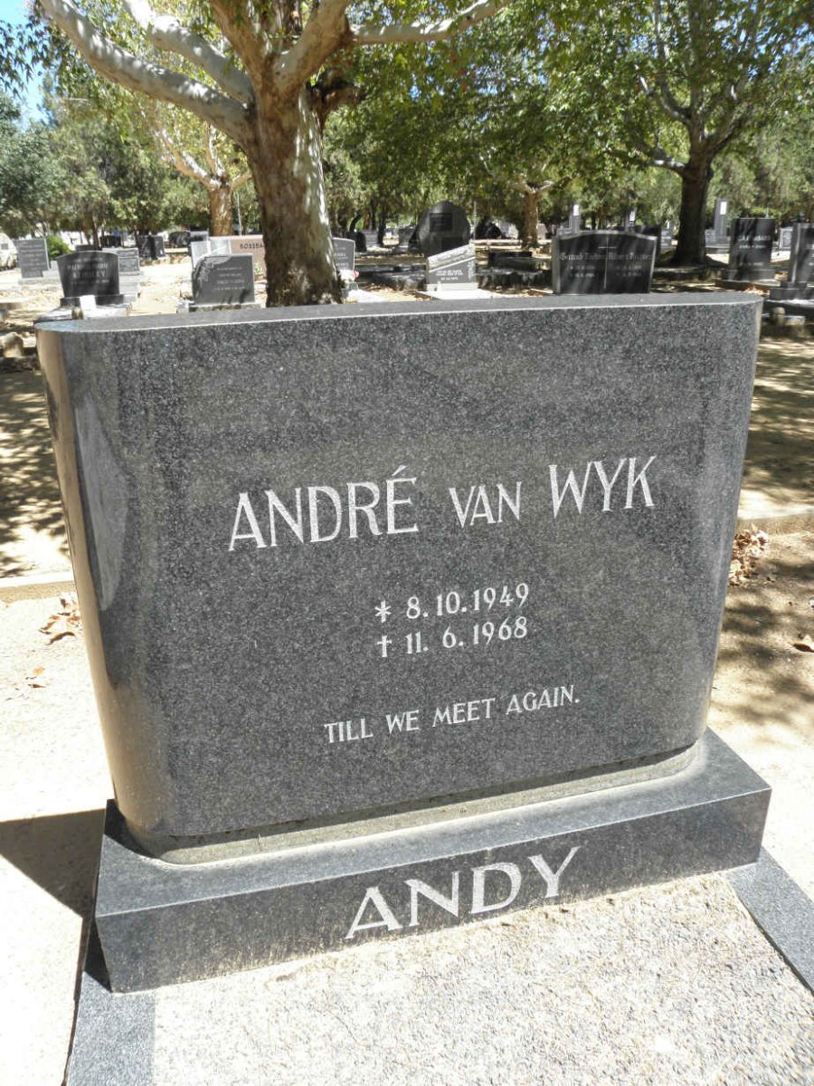 WYK André, van 1949-1968