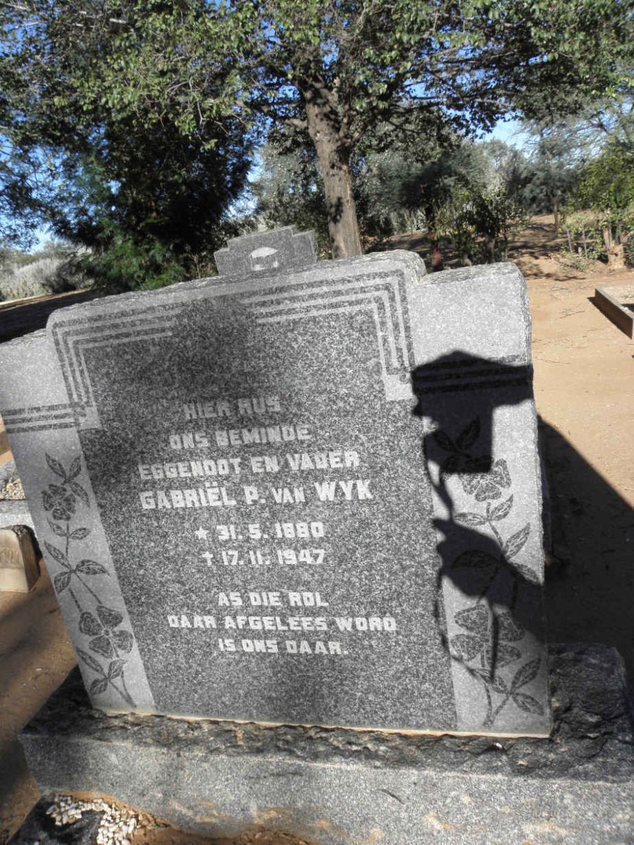 WYK Gabriël P., van 1880-1947