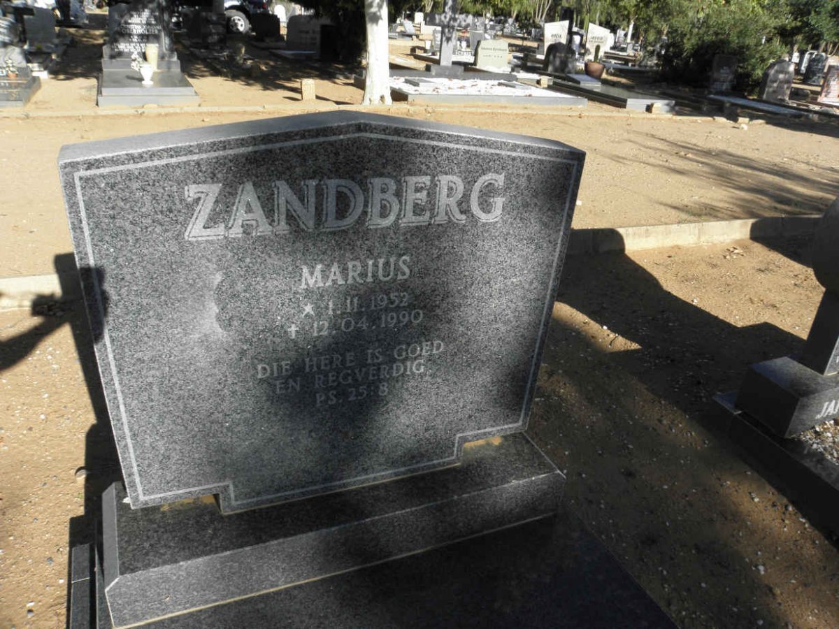 ZANDBERG Marius 1952-1990