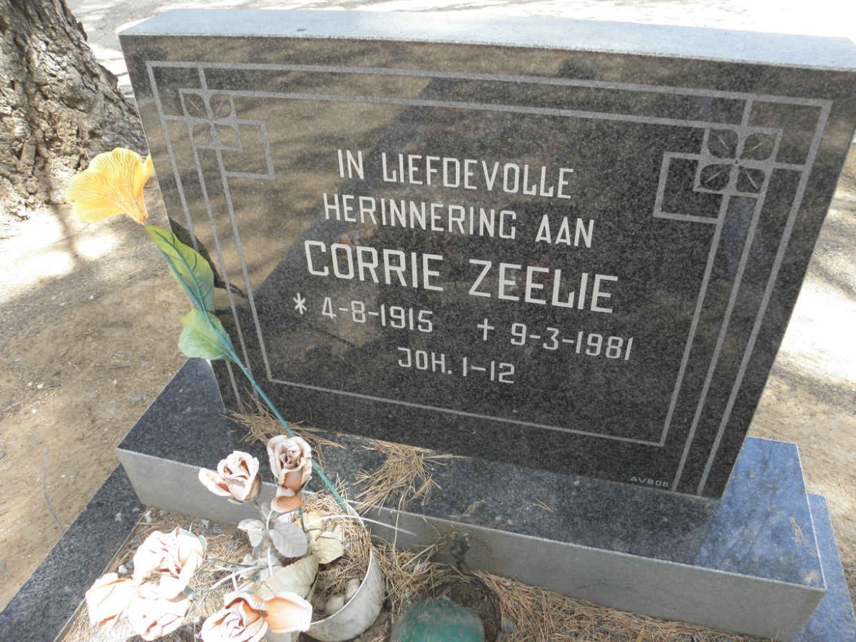 ZEELIE Corrie 1915-1981