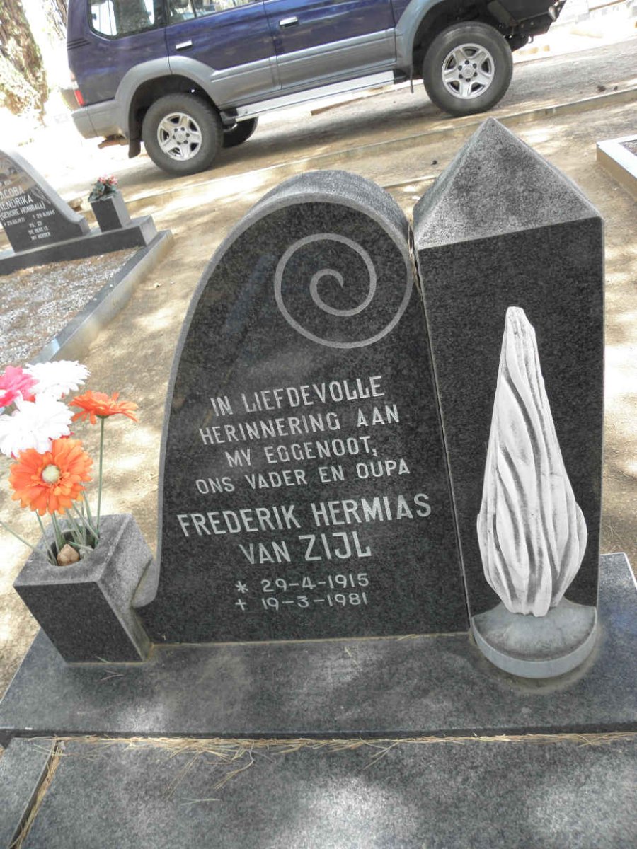 ZIJL Frederik Hermias, van 1915-1981