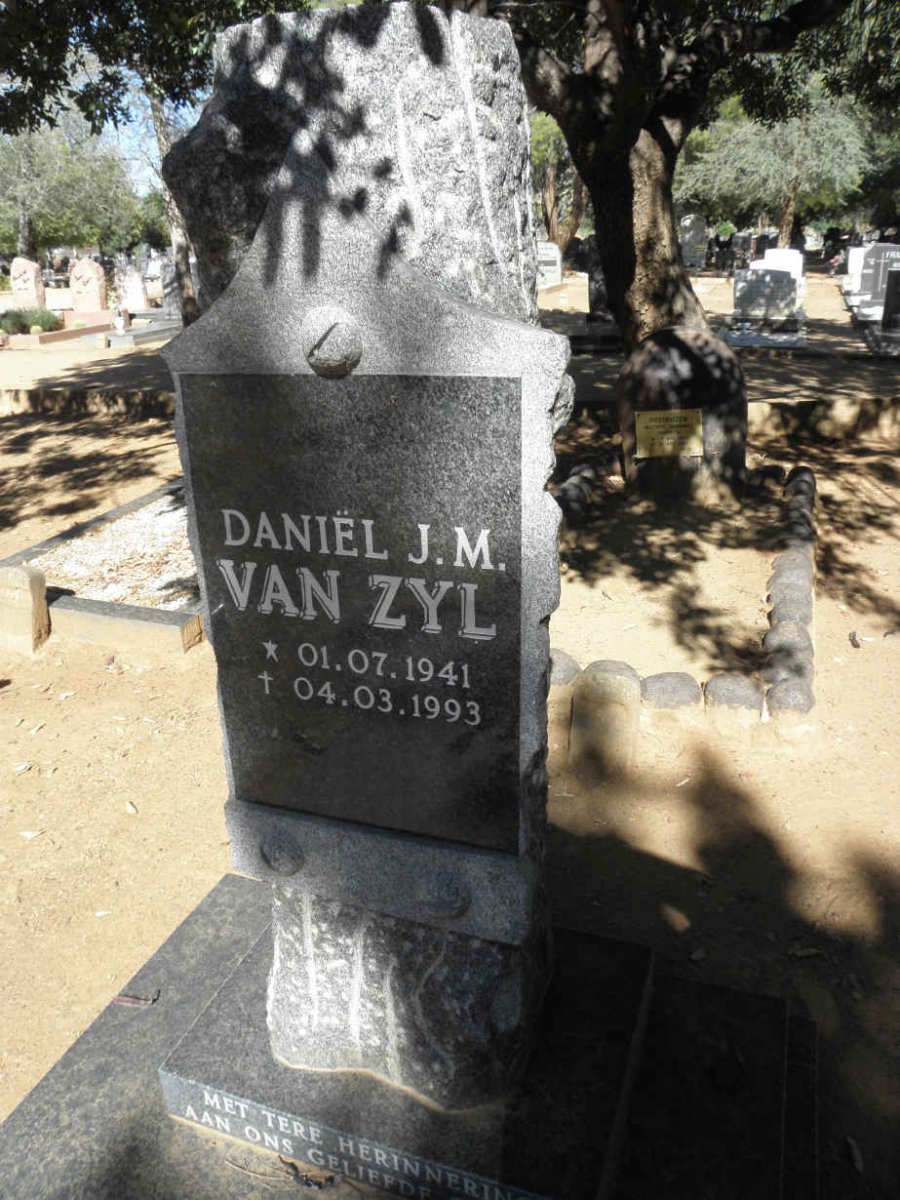 Zyl Daniël J.M. 1941-1993