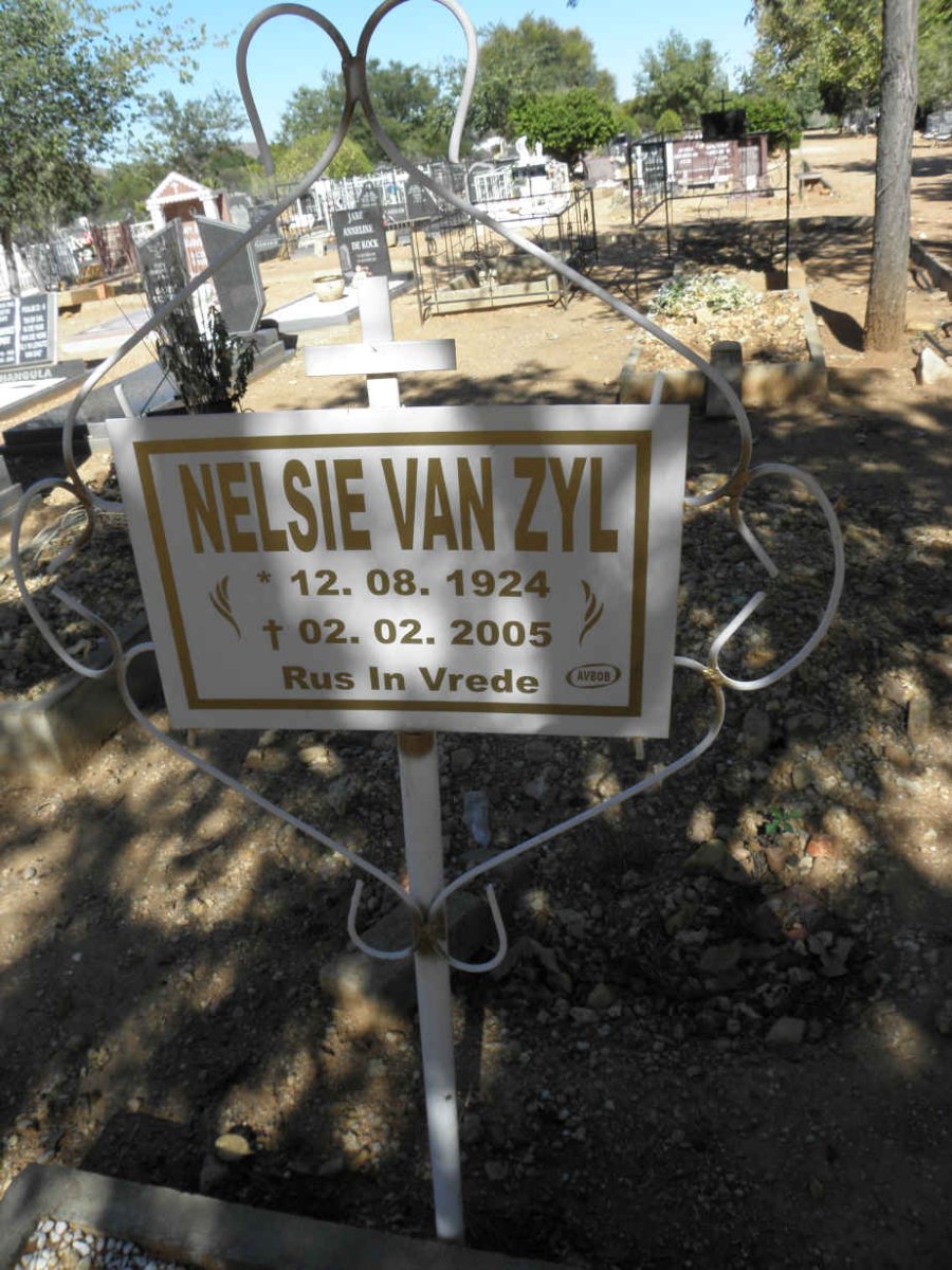 ZYL Nelsie, van 1924-2005