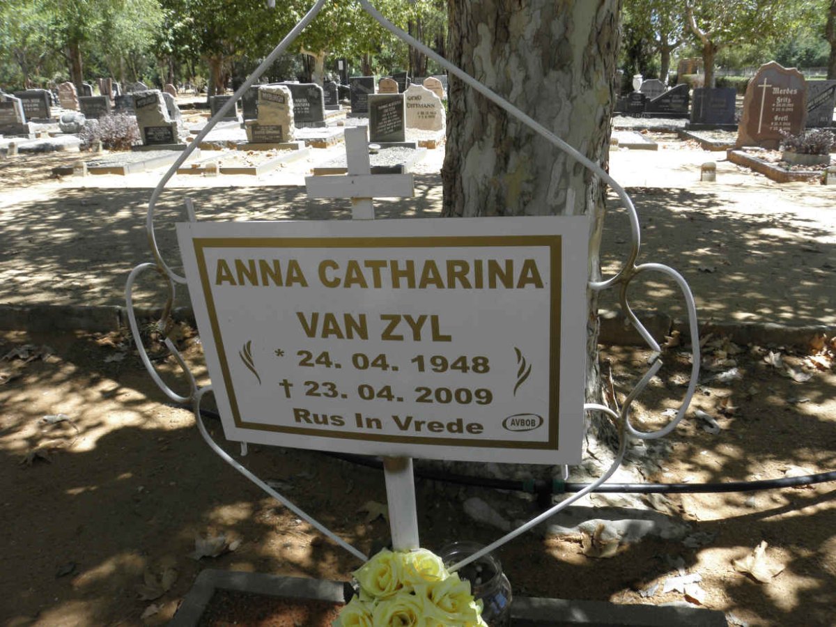 ZYL Anna Catharina, van 1948-2009