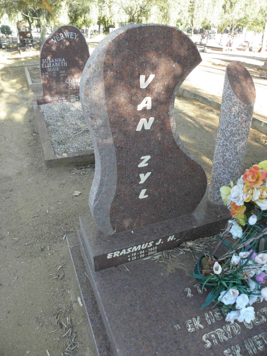 ZYL Erasmus J.H., van 1935-2003