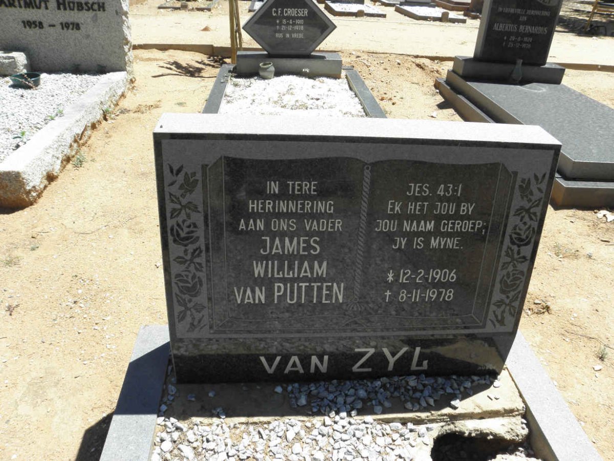 ZYL James William Van Putten, van 1906-1978