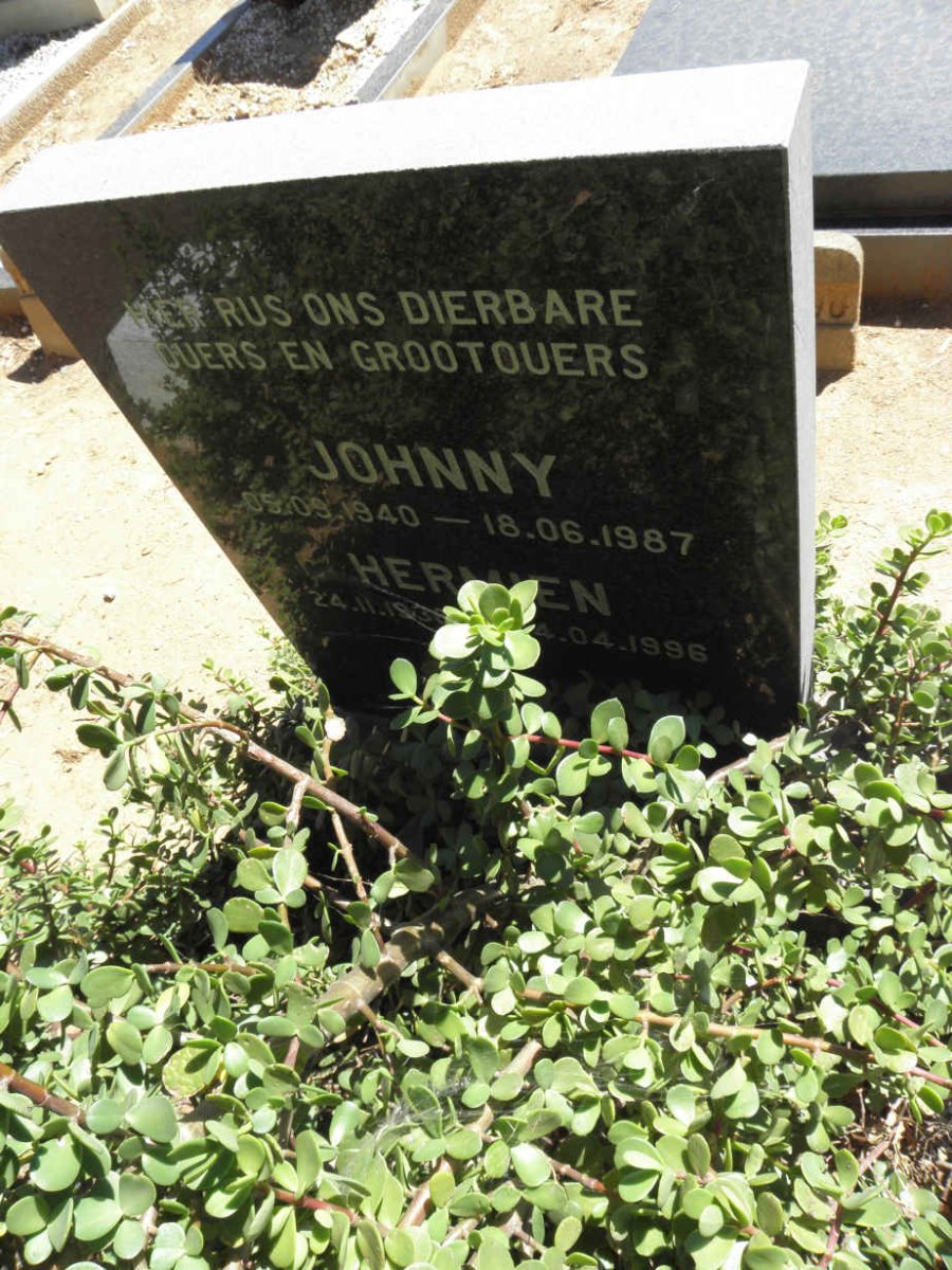 ? Johnny 1940-1987 Hermien 1938-1996