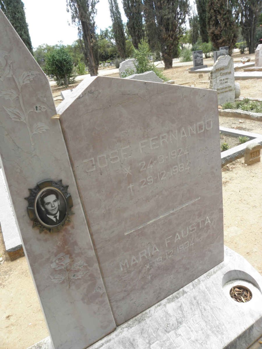 ? Jose Fernando 1924-1984 &amp; Maria Fausta 1934-